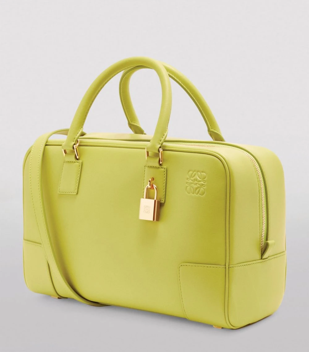 LOEWE Amazona 28 Top-Handle Bag LIME YELLOW Top Handle Bags 4 LOEWE Amazona 28 Top-Handle Bag LIME YELLOW Top Handle Bags - Image 2
