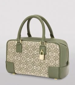 LOEWE Anagram Amazona 23 Cross-Body Bag GREEN/AVOCADO GREEN Top Handle Bags -LOEWE Sales loewe anagram amazona 23 cross body bag 17581274 36919678 1000
