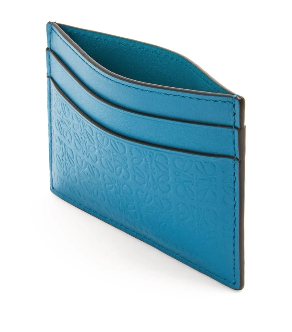 LOEWE Anagram-Embossed Card Holder lagoon blue Card Holders 5 LOEWE Anagram-Embossed Card Holder lagoon blue Card Holders - Image 3