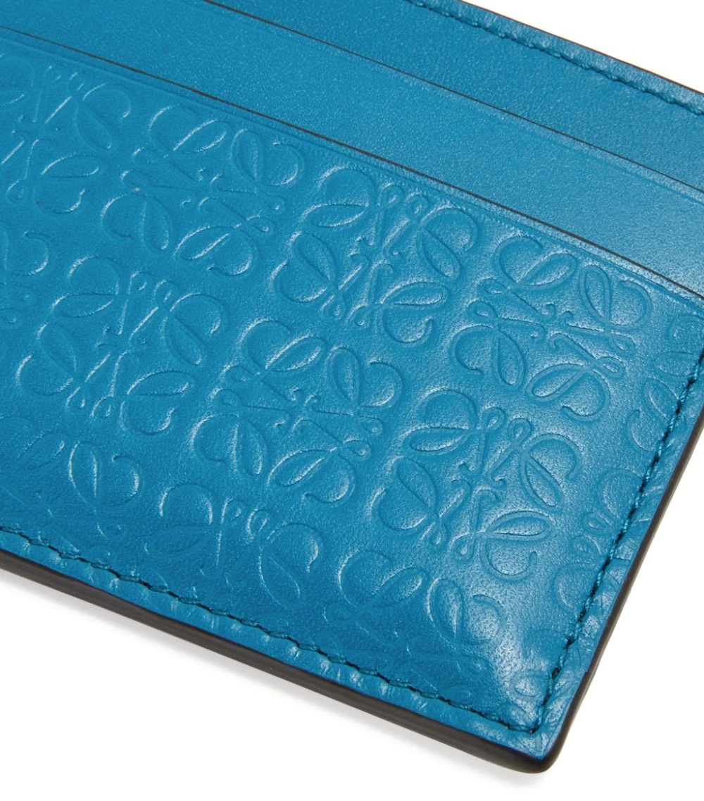LOEWE Anagram-Embossed Card Holder lagoon blue Card Holders 6 LOEWE Anagram-Embossed Card Holder lagoon blue Card Holders - Image 4