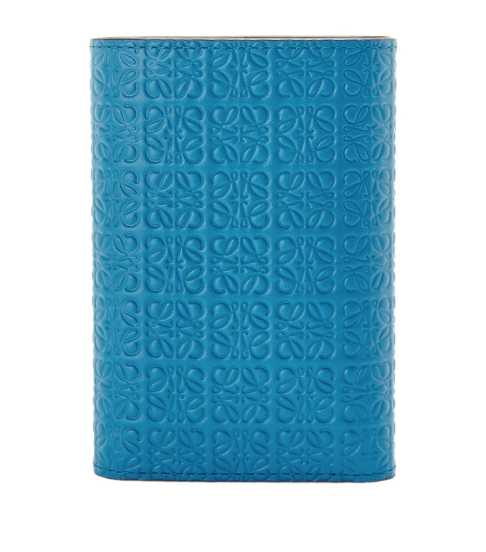 LOEWE Anagram-Embossed Trifold Wallet lagoon blue Wallets 3 LOEWE Anagram-Embossed Trifold Wallet lagoon blue Wallets