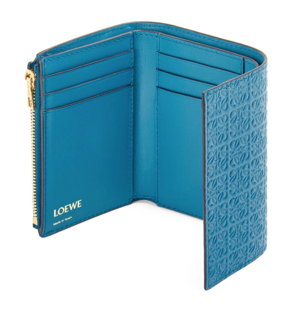 LOEWE Anagram-Embossed Trifold Wallet lagoon blue Wallets 5 LOEWE Anagram-Embossed Trifold Wallet lagoon blue Wallets - Image 3
