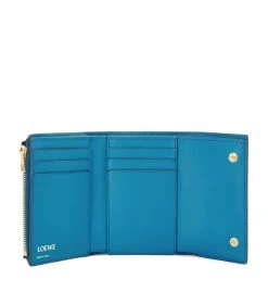 LOEWE Anagram-Embossed Trifold Wallet lagoon blue Wallets 10 LOEWE Anagram-Embossed Trifold Wallet lagoon blue Wallets -LOEWE Sales loewe anagram embossed trifold wallet 17581367 36548708 1000
