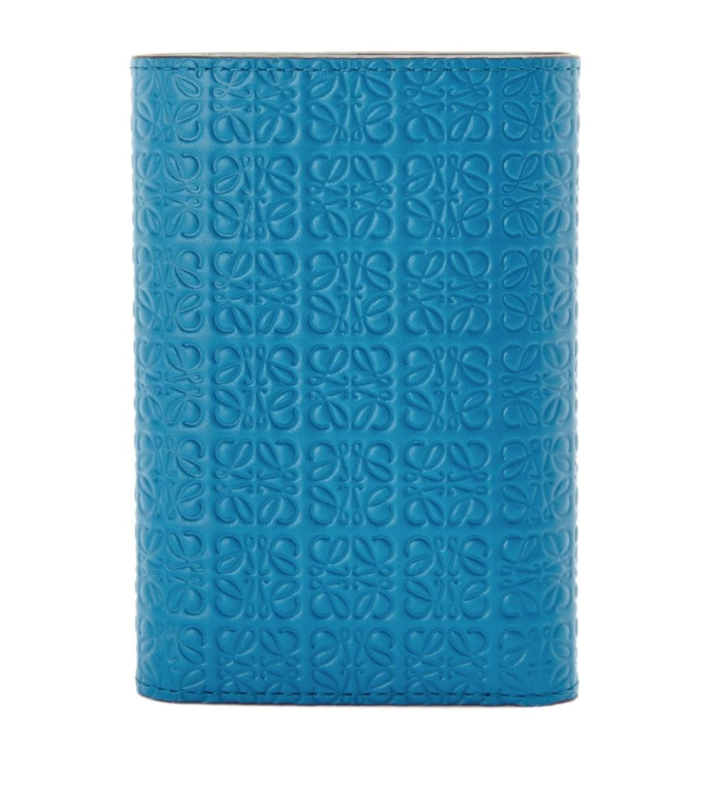 LOEWE Anagram-Embossed Trifold Wallet lagoon blue Wallets 3 LOEWE Anagram-Embossed Trifold Wallet lagoon blue Wallets