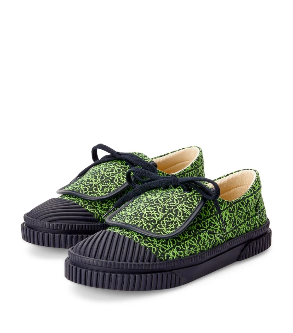 LOEWE Anagram Flap Sneakers APPLE GREEN/DEEPNAVY Low-Top Sneakers 4 LOEWE Anagram Flap Sneakers APPLE GREEN/DEEPNAVY Low-Top Sneakers - Image 2