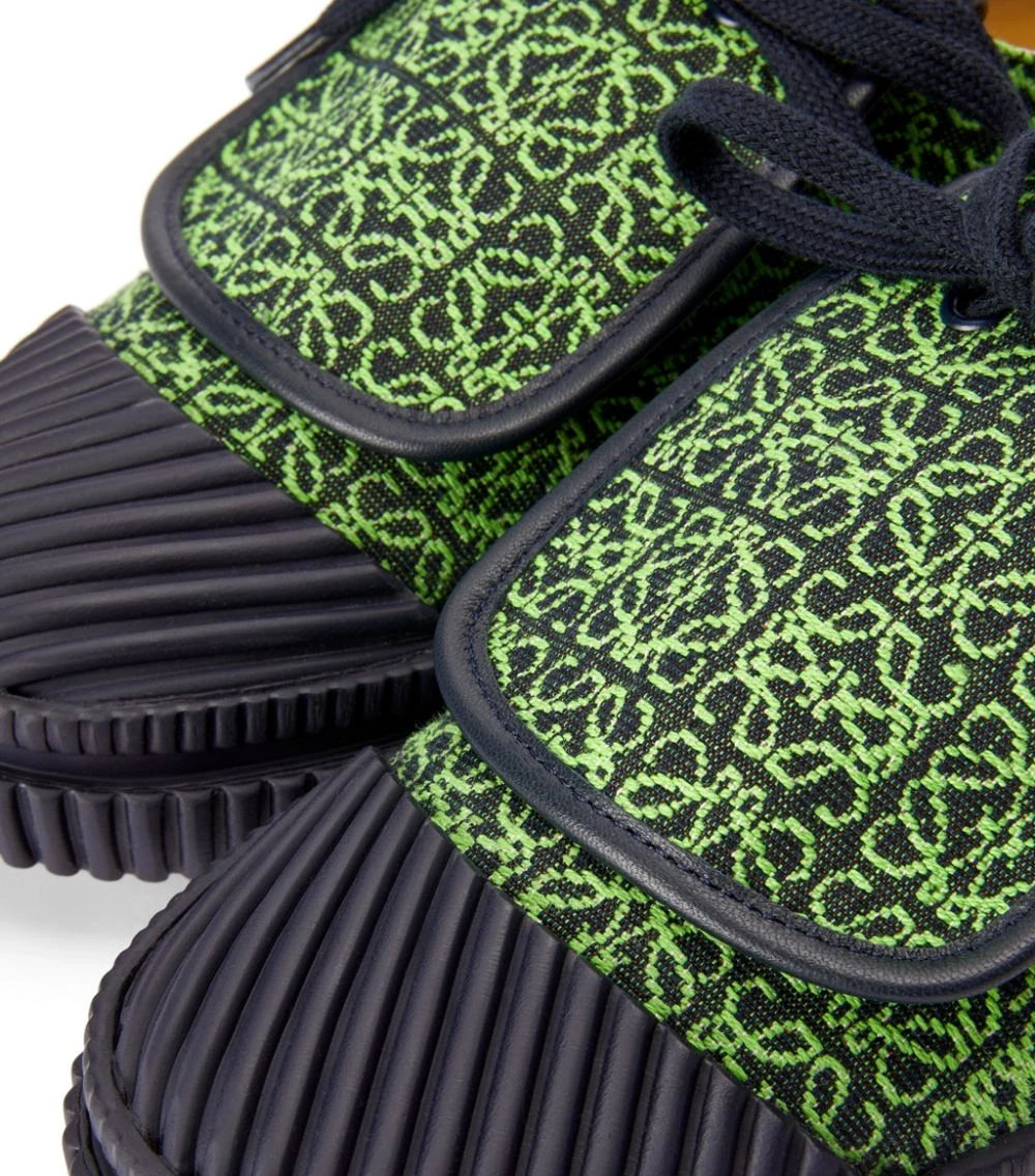 LOEWE Anagram Flap Sneakers APPLE GREEN/DEEPNAVY Low-Top Sneakers 6 LOEWE Anagram Flap Sneakers APPLE GREEN/DEEPNAVY Low-Top Sneakers - Image 4