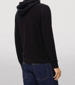 LOEWE Anagram Hoodie BLACK Hoodies -LOEWE Sales loewe anagram hoodie 16931344 33637316 1000