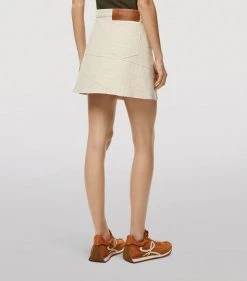 LOEWE Anagram Jacquard Mini Skirt ECRU/WHITE Mini Skirts 10 LOEWE Anagram Jacquard Mini Skirt ECRU/WHITE Mini Skirts -LOEWE Sales loewe anagram jacquard mini skirt 16931420 33636927 1000