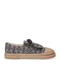 LOEWE Anagram Jacquard Sneakers NAVY/BLACK Low-Top Sneakers