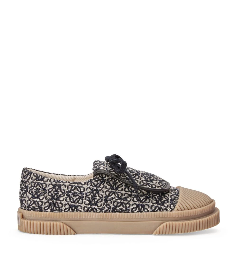 LOEWE Anagram Jacquard Sneakers NAVY/BLACK Low-Top Sneakers 3 LOEWE Anagram Jacquard Sneakers NAVY/BLACK Low-Top Sneakers