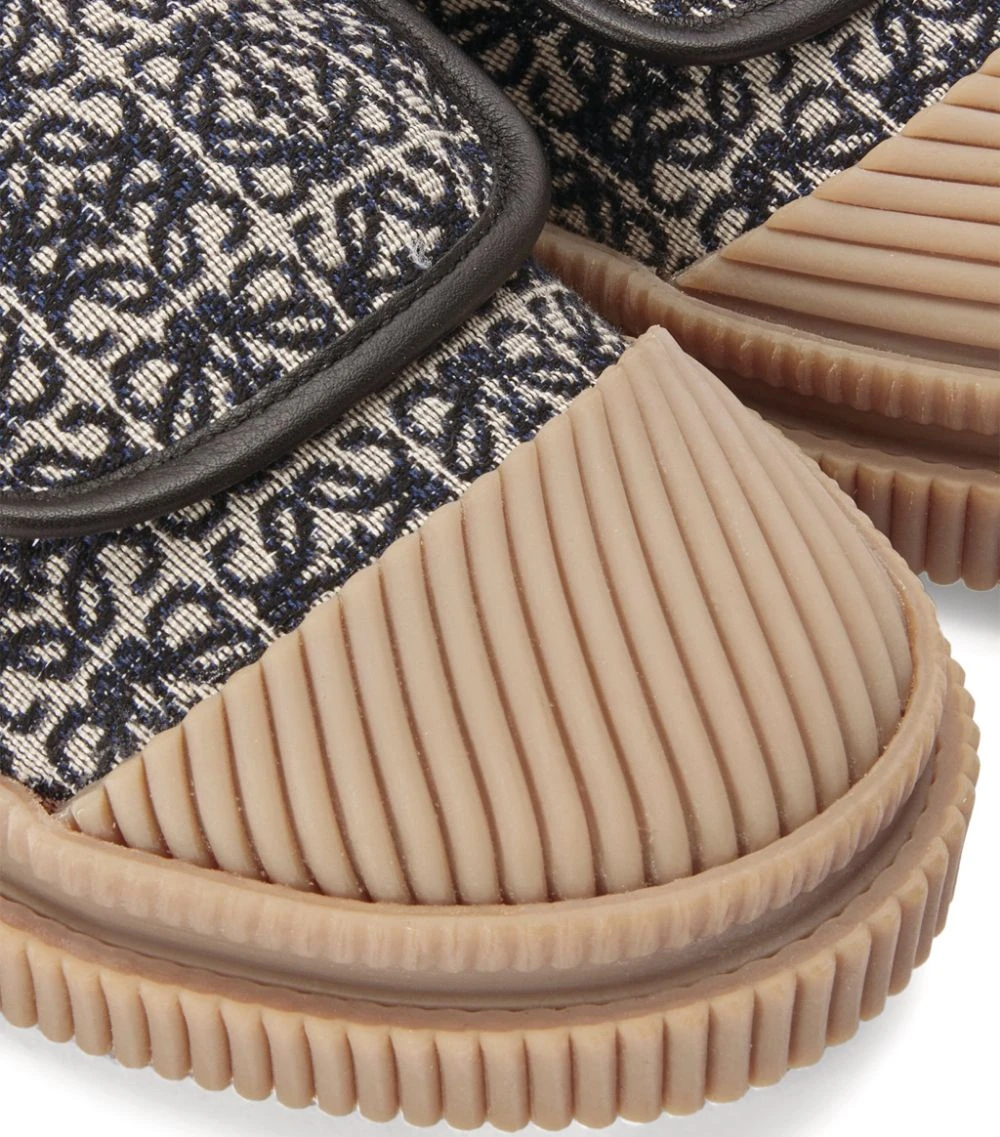 LOEWE Anagram Jacquard Sneakers NAVY/BLACK Low-Top Sneakers 5 LOEWE Anagram Jacquard Sneakers NAVY/BLACK Low-Top Sneakers - Image 3