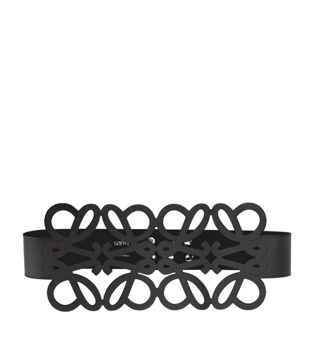 LOEWE Anagram Logo Belt Black Belts 3 LOEWE Anagram Logo Belt Black Belts