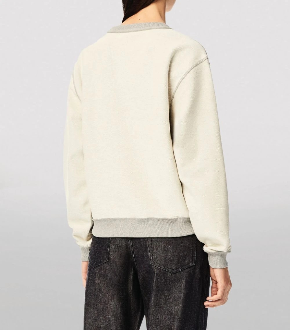 LOEWE Anagram Logo Sweatshirt GREY MELANGE Sweatshirts 5 LOEWE Anagram Logo Sweatshirt GREY MELANGE Sweatshirts - Image 3
