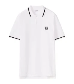 LOEWE Anagram Polo Shirt WHITE Polo Shirts