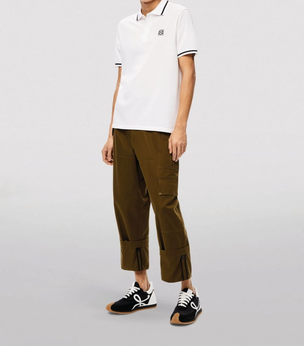 LOEWE Anagram Polo Shirt WHITE Polo Shirts 4 LOEWE Anagram Polo Shirt WHITE Polo Shirts - Image 2