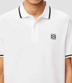 LOEWE Anagram Polo Shirt WHITE Polo Shirts 11 LOEWE Anagram Polo Shirt WHITE Polo Shirts -LOEWE Sales loewe anagram polo shirt 16932264 33638191 1000