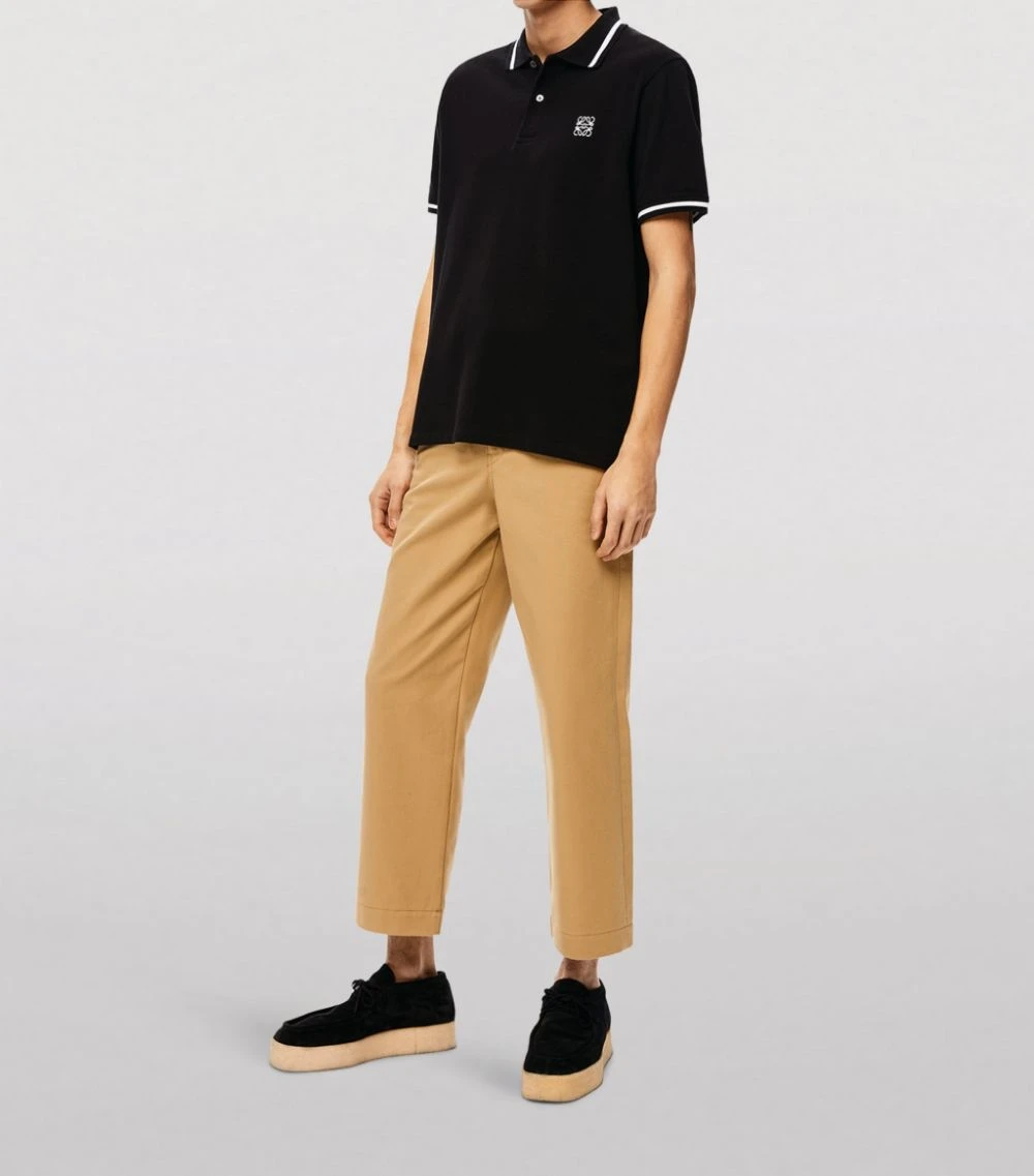 LOEWE Anagram Polo Shirt BLACK Polo Shirts 4 LOEWE Anagram Polo Shirt BLACK Polo Shirts - Image 2