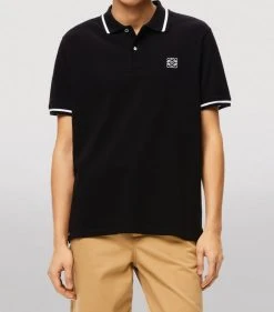 LOEWE Anagram Polo Shirt BLACK Polo Shirts 9 LOEWE Anagram Polo Shirt BLACK Polo Shirts -LOEWE Sales loewe anagram polo shirt 16932268 33635855 1000