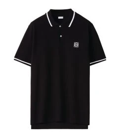 LOEWE Anagram Polo Shirt BLACK Polo Shirts