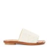 LOEWE Anagram Sandals NATURAL/WHITE Flat Sandals 2 LOEWE Anagram Sandals NATURAL/WHITE Flat Sandals -LOEWE Sales loewe anagram sandals 17582114 37441126 1000