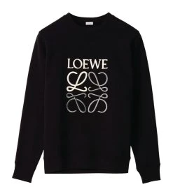 LOEWE Anagram Sweatshirt BLACK Sweatshirts