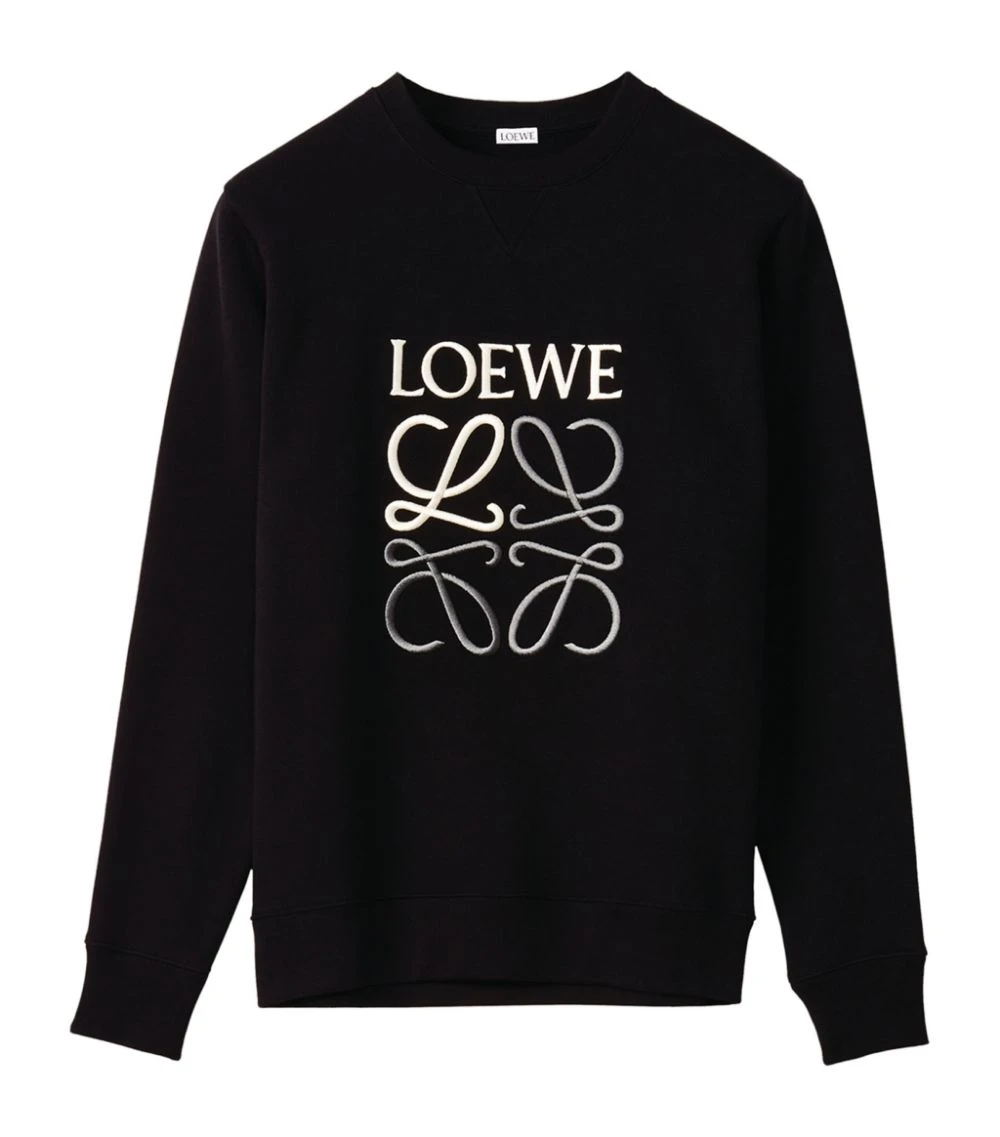 LOEWE Anagram Sweatshirt BLACK Sweatshirts 3 LOEWE Anagram Sweatshirt BLACK Sweatshirts