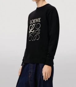 LOEWE Anagram Sweatshirt BLACK Sweatshirts 9 LOEWE Anagram Sweatshirt BLACK Sweatshirts -LOEWE Sales loewe anagram sweatshirt 16930604 33635846 1000