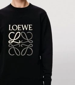 LOEWE Anagram Sweatshirt BLACK Sweatshirts 11 LOEWE Anagram Sweatshirt BLACK Sweatshirts -LOEWE Sales loewe anagram sweatshirt 16930604 33637276 1000