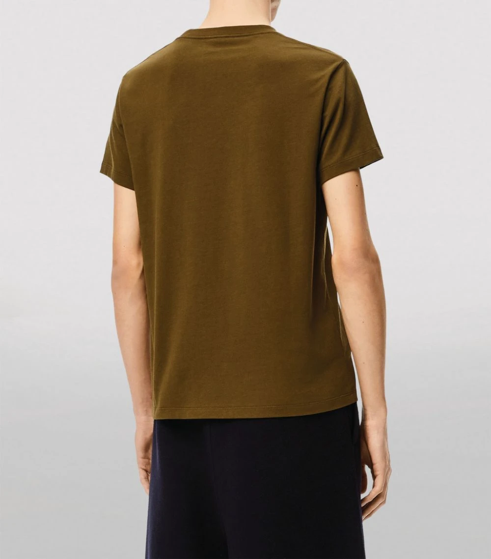 LOEWE Anagram T-Shirt KHAKI GREEN Logo T-Shirts 4 LOEWE Anagram T-Shirt KHAKI GREEN Logo T-Shirts - Image 2