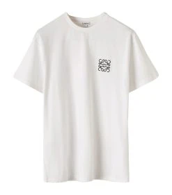 LOEWE Anagram T-Shirt WHITE Logo T-Shirts