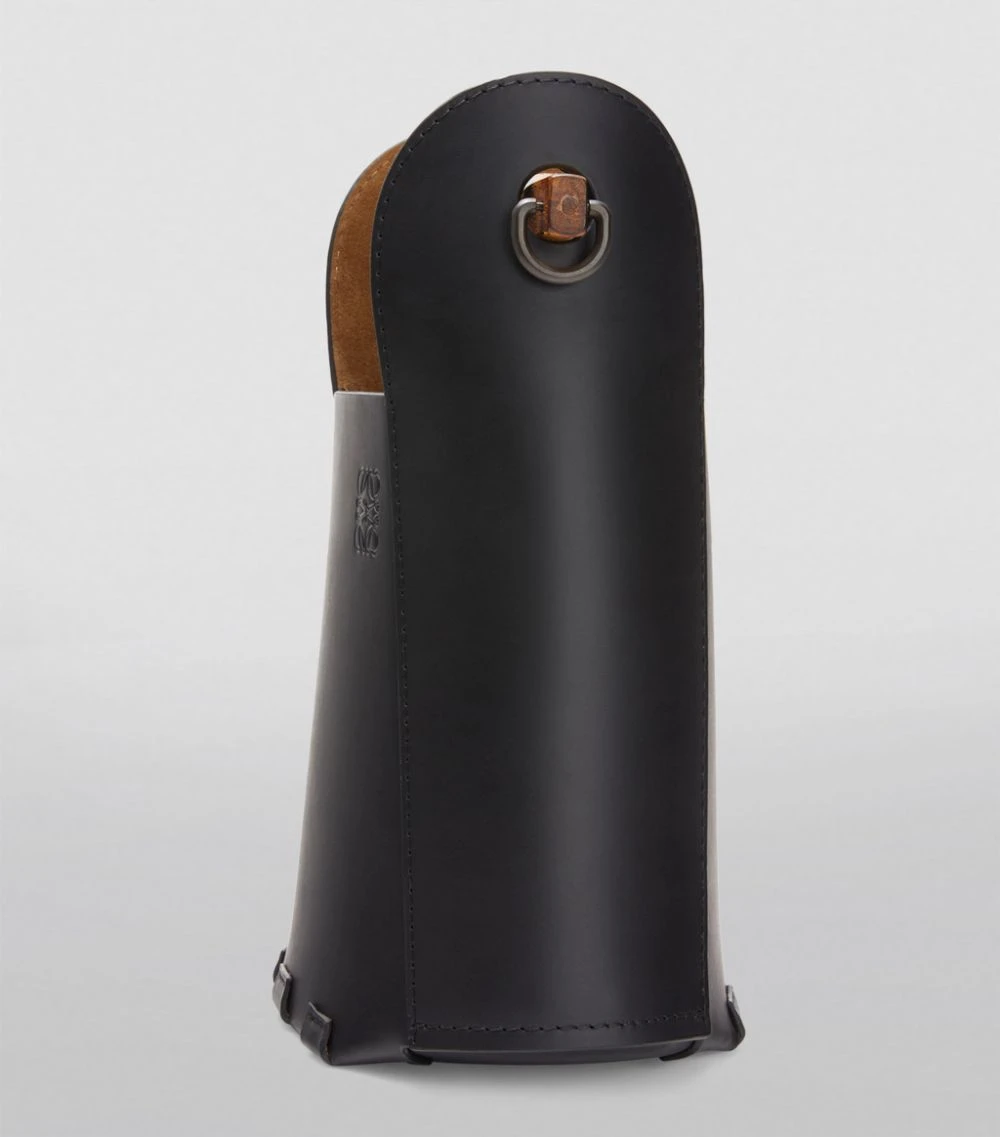 LOEWE Bamboo-Handle Leather Bucket Bag BLACK Bucket Bags 4 LOEWE Bamboo-Handle Leather Bucket Bag BLACK Bucket Bags - Image 2