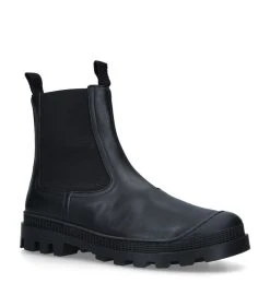 LOEWE Calfskin Chelsea Boots BLACK Ankle Boots