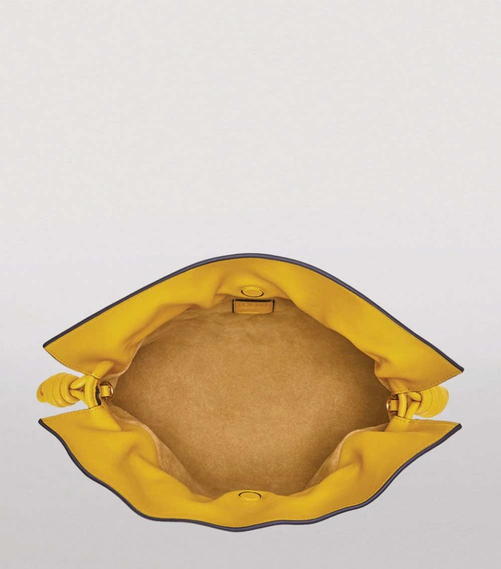 LOEWE Calfskin Flamenco Clutch Bag MUSTARD Clutch Bags 6 LOEWE Calfskin Flamenco Clutch Bag MUSTARD Clutch Bags - Image 4