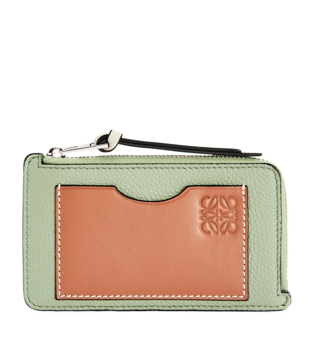 LOEWE Calfskin Puzzle Card Holder ROSEMARY/TAN Card Holders 3 LOEWE Calfskin Puzzle Card Holder ROSEMARY/TAN Card Holders