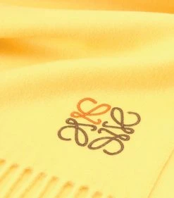 LOEWE Cashmere Anagram Scarf YELLOW Scarves -LOEWE Sales loewe cashmere anagram scarf 17091912 34250287 1000