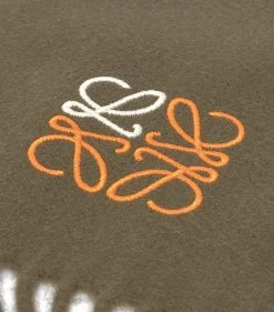 LOEWE Cashmere Anagram Scarf DARK GREEN Scarves -LOEWE Sales loewe cashmere anagram scarf 17093356 34251057 1000