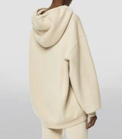 LOEWE Cashmere Hoodie ECRU Hoodies -LOEWE Sales loewe cashmere hoodie 16422367 31543742 1000