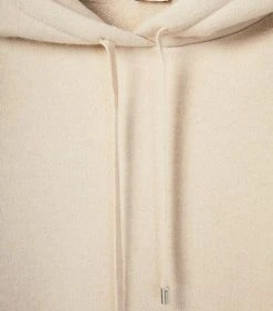 LOEWE Cashmere Hoodie ECRU Hoodies -LOEWE Sales loewe cashmere hoodie 16422367 31543747 1000