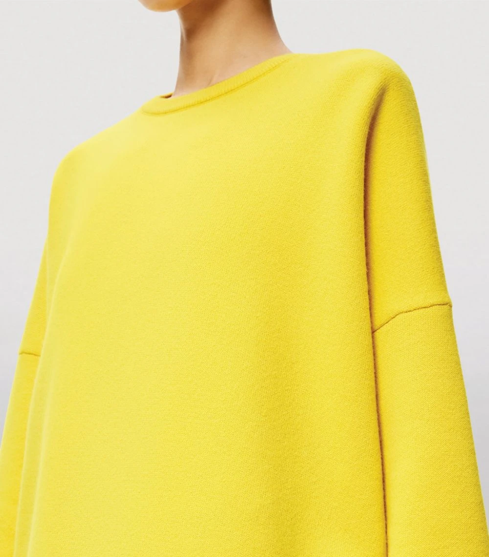 LOEWE Cashmere Oversized Sweater YELLOW Sweaters 7 LOEWE Cashmere Oversized Sweater YELLOW Sweaters - Image 5