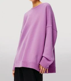 LOEWE Cashmere Oversized Sweater LILAC Sweaters 9 LOEWE Cashmere Oversized Sweater LILAC Sweaters -LOEWE Sales loewe cashmere oversized sweater 17279008 35269076 1000