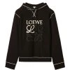LOEWE Cotton Anagram Hoodie BLACK Hoodies 1 LOEWE Cotton Anagram Hoodie BLACK Hoodies -LOEWE Sales loewe cotton anagram hoodie 15632372 28092697 1000