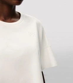 LOEWE Crop Anagram T-Shirt WHITE T-shirts -LOEWE Sales loewe crop anagram t shirt 15644700 28142014 1000