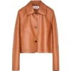 LOEWE Cropped Leather Jacket TAN Leather Jackets 2 LOEWE Cropped Leather Jacket TAN Leather Jackets -LOEWE Sales loewe cropped leather jacket 15662022 28228549 1000
