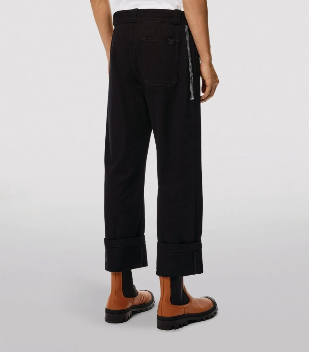 LOEWE Drill Trousers BLACK Tailored Trousers 8 LOEWE Drill Trousers BLACK Tailored Trousers - Image 6