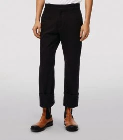LOEWE Drill Trousers BLACK Tailored Trousers 14 LOEWE Drill Trousers BLACK Tailored Trousers -LOEWE Sales loewe drill trousers 16930595 33635876 1000