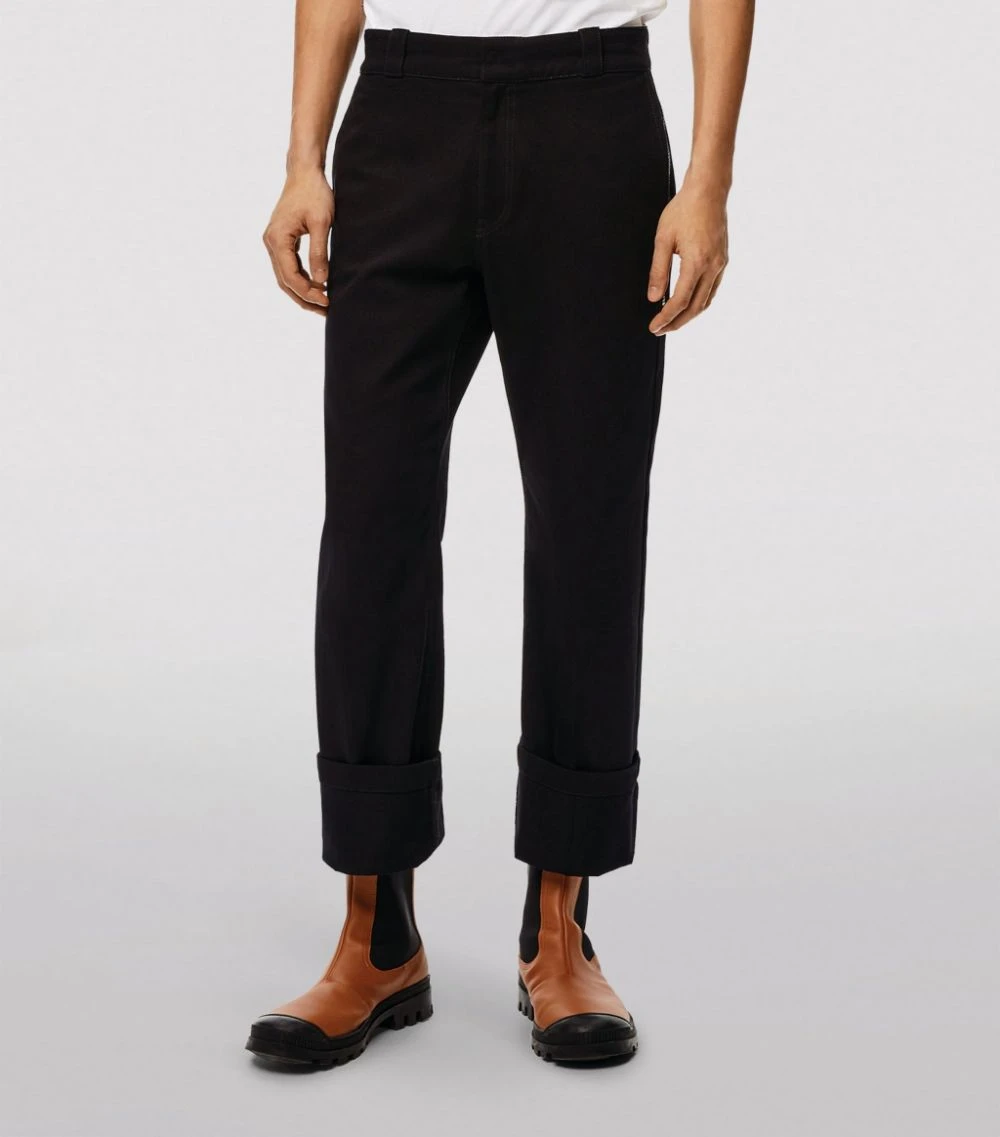 LOEWE Drill Trousers BLACK Tailored Trousers 7 LOEWE Drill Trousers BLACK Tailored Trousers - Image 5