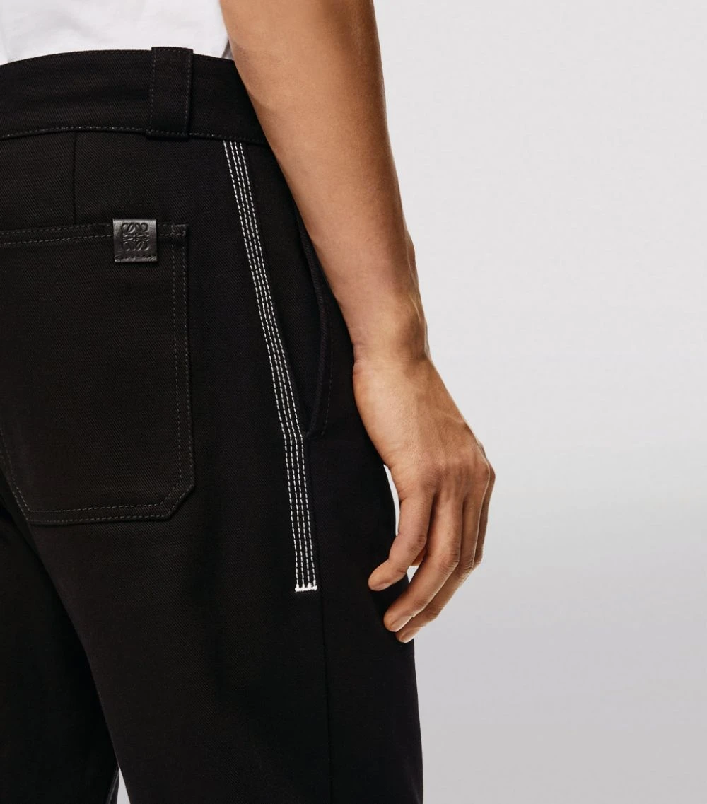 LOEWE Drill Trousers BLACK Tailored Trousers 9 LOEWE Drill Trousers BLACK Tailored Trousers - Image 7