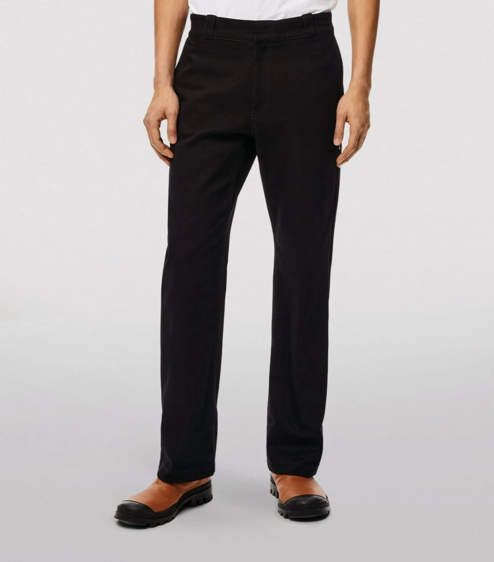 LOEWE Drill Trousers BLACK Tailored Trousers 6 LOEWE Drill Trousers BLACK Tailored Trousers - Image 4
