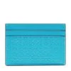 LOEWE Embossed Anagram Pattern Card Holder CYAN Card Holders -LOEWE Sales loewe embossed anagram pattern card holder 17278423 35268582 1000