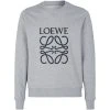 LOEWE Embroidered Anagram Sweatshirt 1120 Sweatshirts -LOEWE Sales loewe embroidered anagram sweatshirt 14994121 33427979 1000